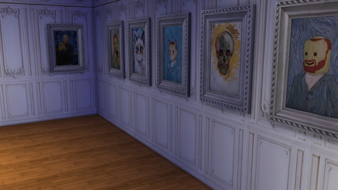 Sims 4 6 Van Gogh Fun Paintings at Meinkatz Creations