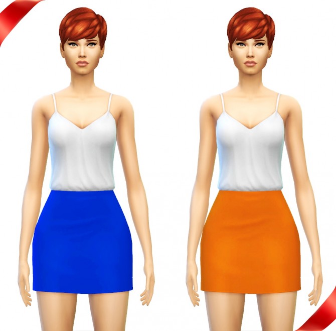 Romper + Slouchy Crop Top + High-Waisted Mini Skirt at Sim4ny » Sims 4 ...