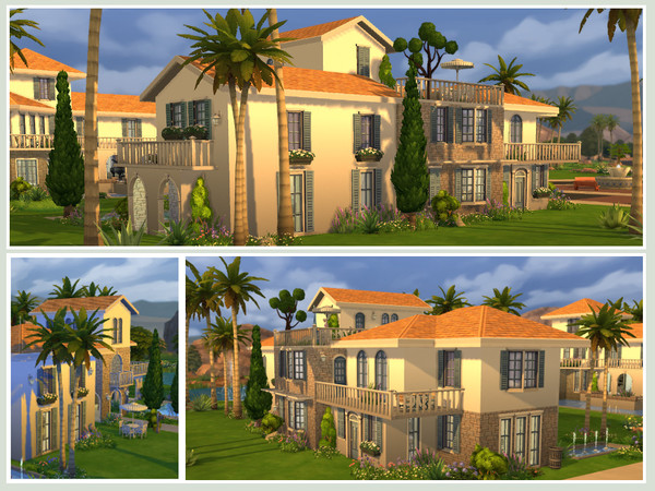 Sims 4 Amarilla house by philo at TSR