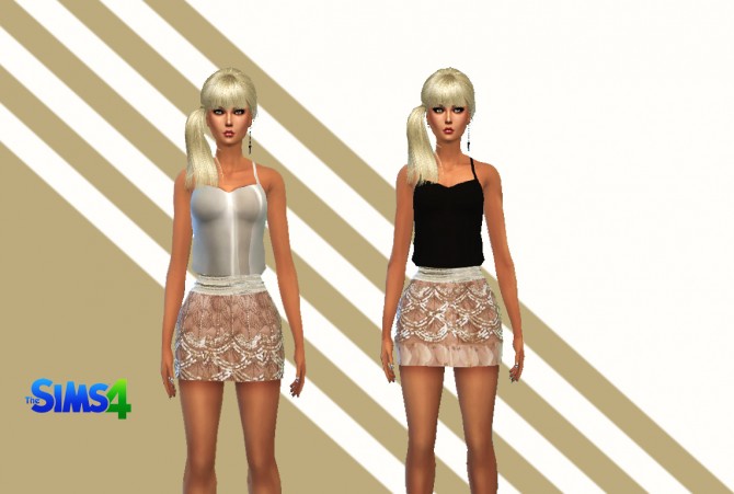 Sims 4 Happy New Year dress at Sims 4 Ego