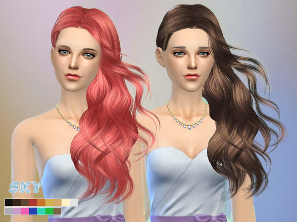 Sims 4 Hair 252 by Skysims at TSR