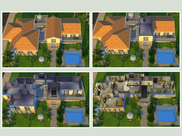Sims 4 Amarilla house by philo at TSR