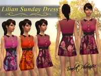Lilian Sun Dress by scarletphoenix91 at TSR