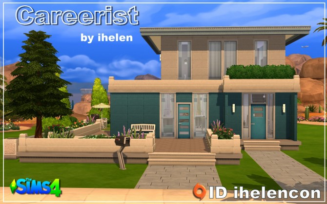 Sims 4 Cottage Careerist by ihelen at ihelensims