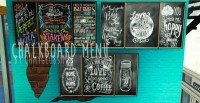 Chalkboard Menu and Industrial Bar Stool Recolors at Ohmyglobsims