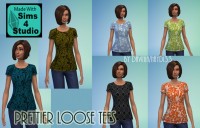 Prettier Loose Tees by Davinia at Mod The Sims