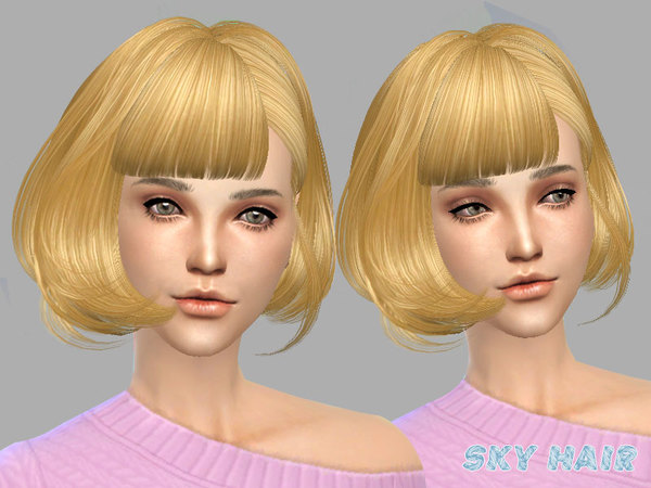 Sims 4 Bob Hair 249 by Skysims at TSR