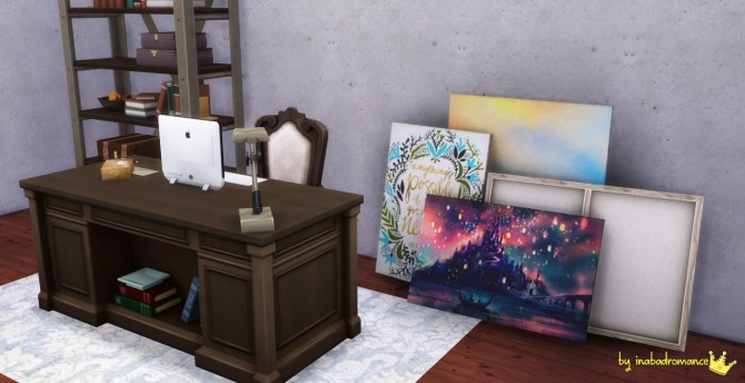 Sims 4 Notes paintings at In a bad Romance