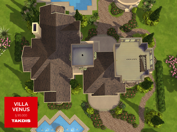Sims 4 Villa Venus by Takdis at TSR