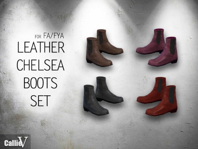 Sims 4 Chelsea boots at CallieV Plays