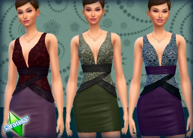Sims 4 Dress at Saratella’s Place