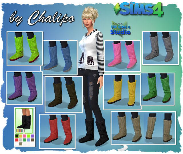 Sims 4 Uggs by Chalipo at All 4 Sims