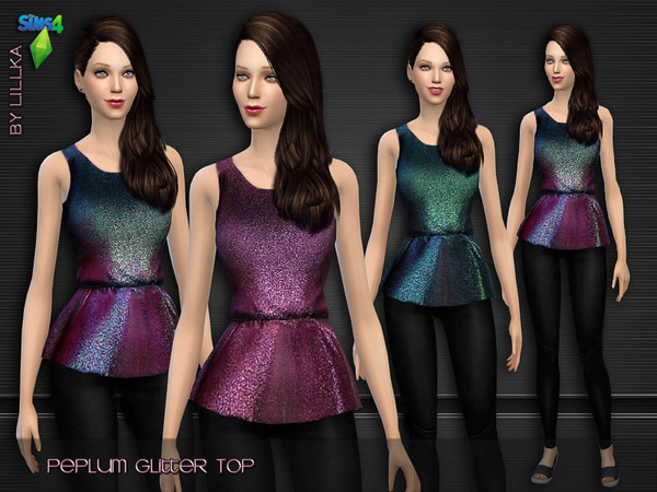 Sims 4 Touch of Glitter Set by lillka at TSR
