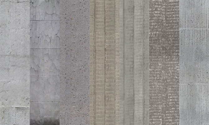 Sims 4 7 cement walls full seamless at K hippie