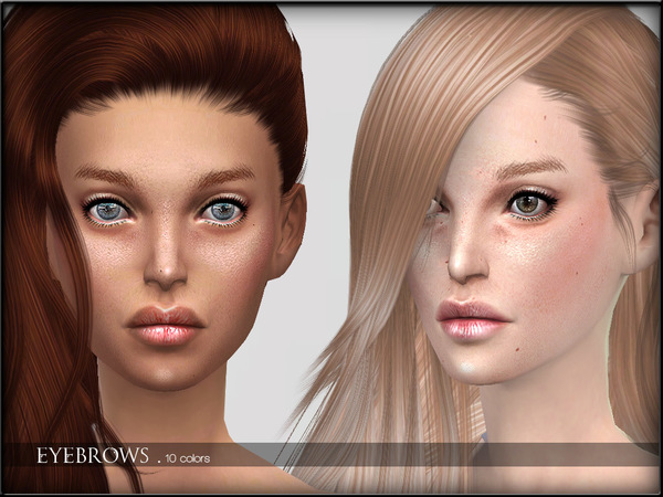 Sims 4 EyeBrows Set 1 by ShojoAngel at TSR