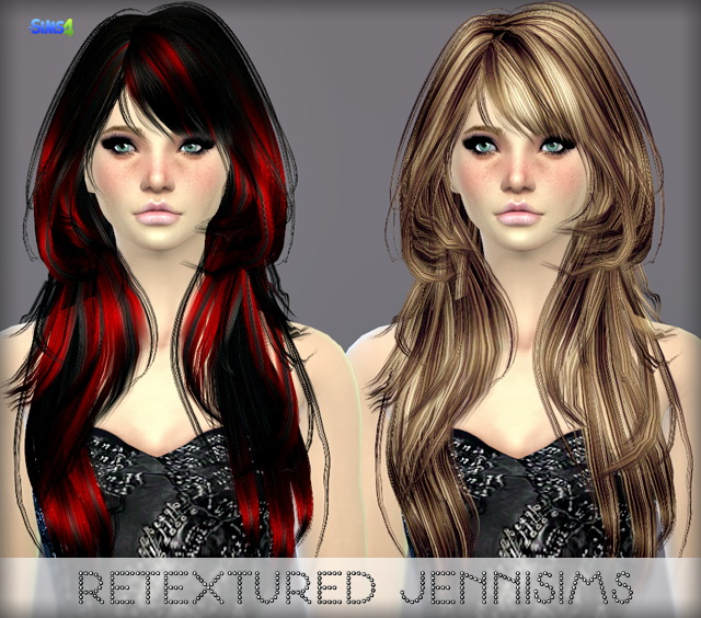 Sims 4 Elasims Hairs Retexture at Jenni Sims