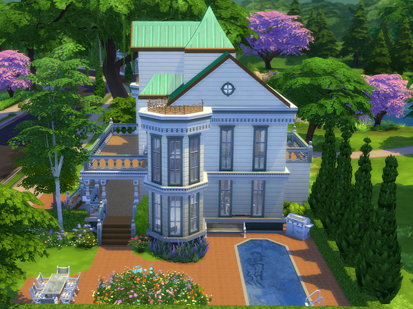 Sims 4 The Greenwatch Mansion by Ineliz at TSR
