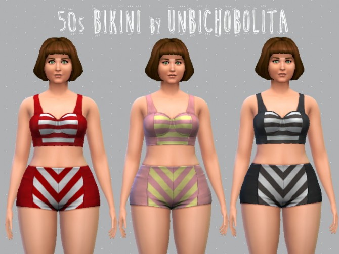 Sims 4 Long live summer!! 50`s separates at Un bichobolita