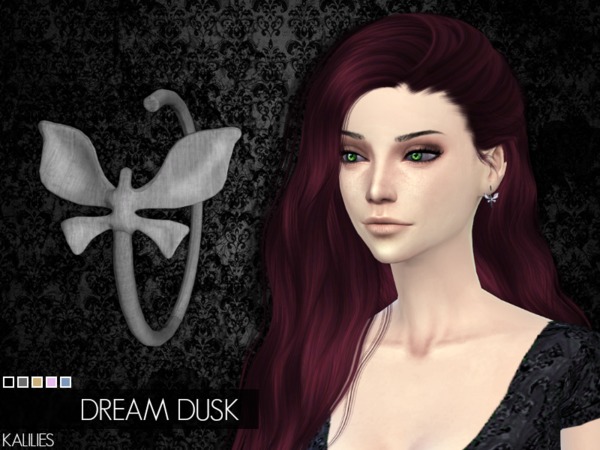 Sims 4 Dream Dusk earrings by Kalilies at TSR