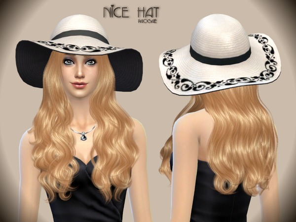 Sims 4 Nice Hat by Paogae at TSR