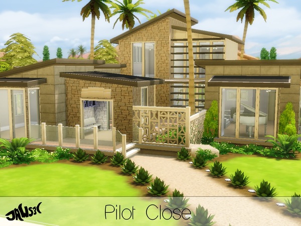 Sims 4 Pilot Close house by Jaws3 at TSR