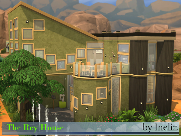 Sims 4 The Rey House by Ineliz at TSR