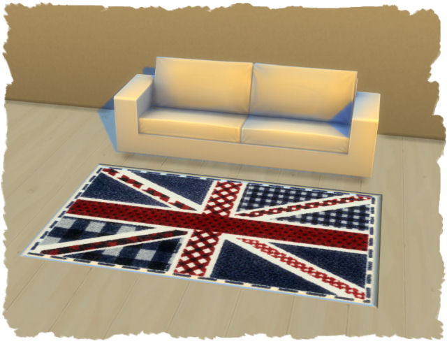 Sims 4 England America rugs by Chalipo at All 4 Sims