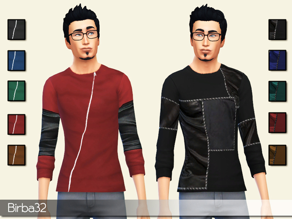 Sims 4 Zip and patches top by Birba32 at TSR