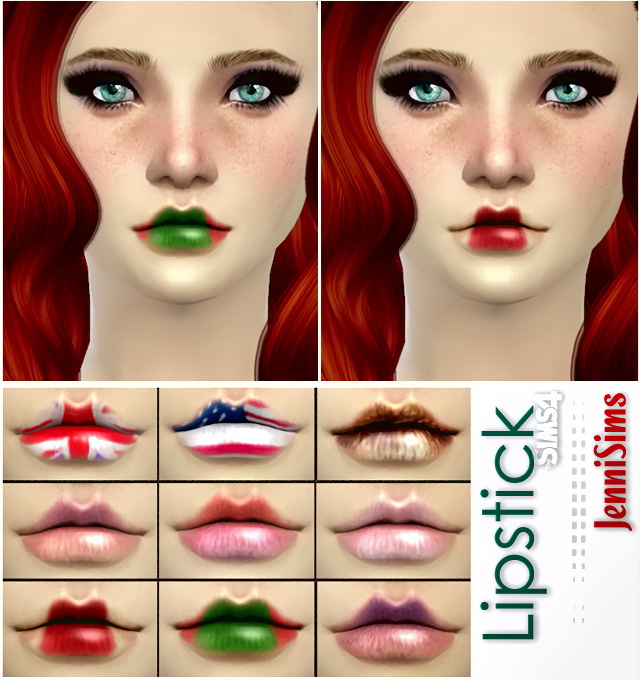 Sims 4 Lipstick Special Christmas at Jenni Sims