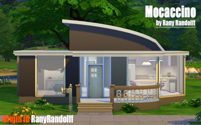 Sims 4 Mocaccino house by Rany Randolff at ihelensims