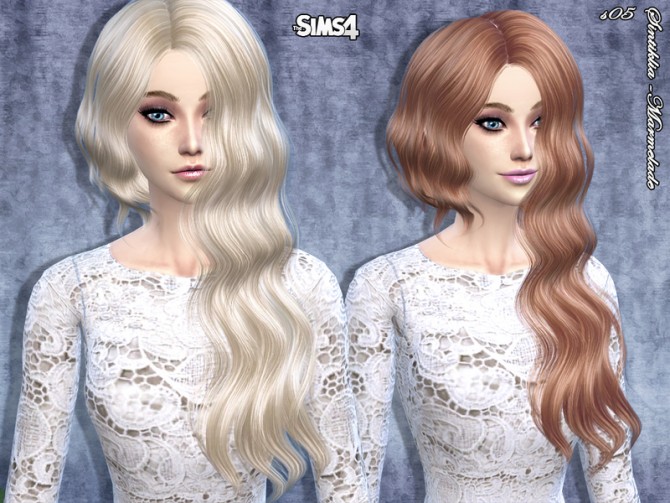 Sims 4 Marmelade hair by Sintiklia at TSR