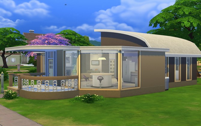 Sims 4 Mocaccino house by Rany Randolff at ihelensims