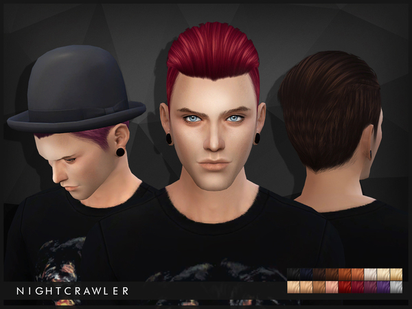 Sims 4 Hair 03 by Nightcrawler at TSR