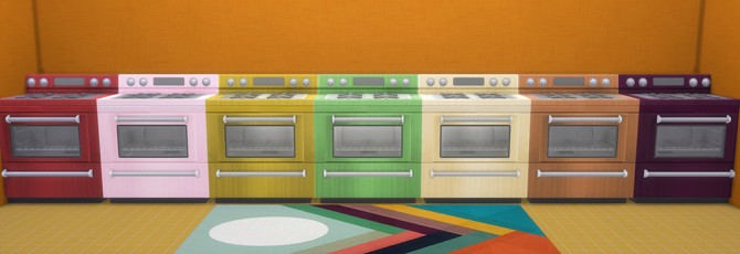 Sims 4 Fridge and stove recolors at Saudade Sims