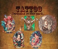 Pin-up Girls Tattoo Pack #16 by KisaFayd at Mod The Sims