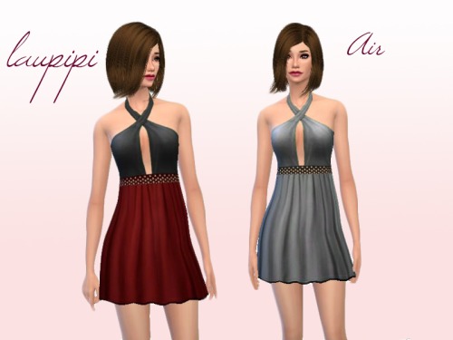 Sims 4 New dress with 4 recolors at Laupipi