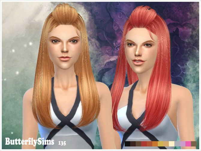 Sims 4 Hair 135 by YOYO at Butterfly Sims