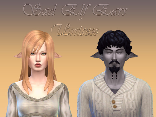 Sims 4 Sad Elf Ears at NotEgain