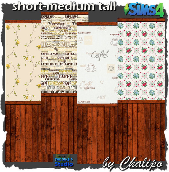 Sims 4 Walls by Chalipo at All 4 Sims