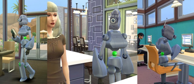 Sims 4 Servo robots from Sims by Esmeralda at Mod The Sims