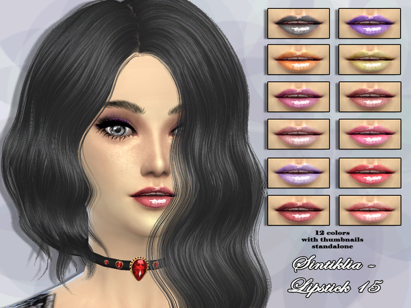 Sims 4 Lipstick 15 by Sintiklia at TSR