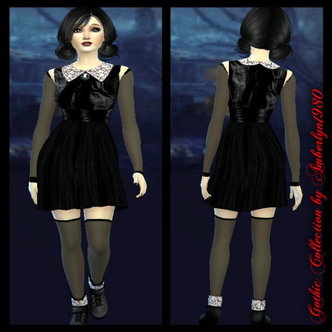 Gothic Collection at Amberlyn Designs » Sims 4 Updates