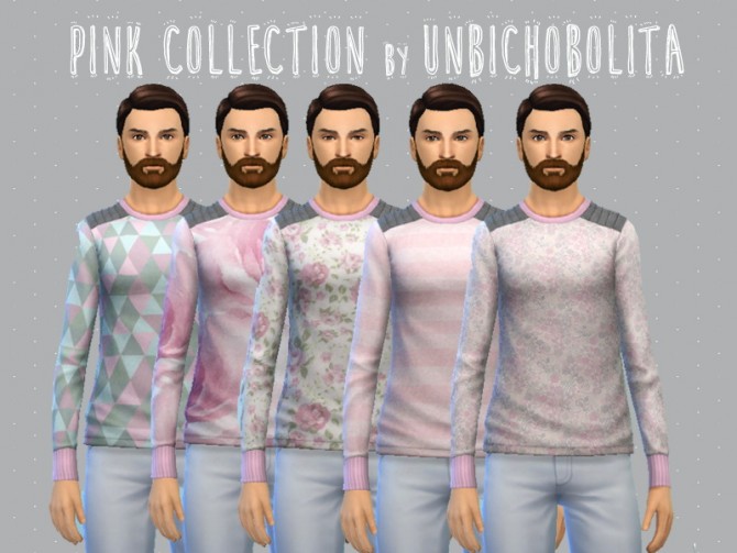 Sims 4 Super soft cozy pink sweaters at Un bichobolita