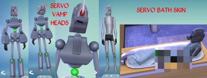 sims 4 robot skin mod