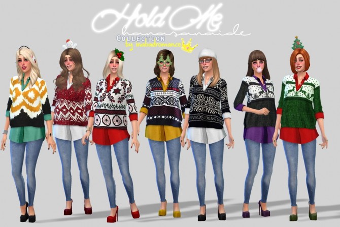 Sims 4 Hold me outfits at In a bad Romance