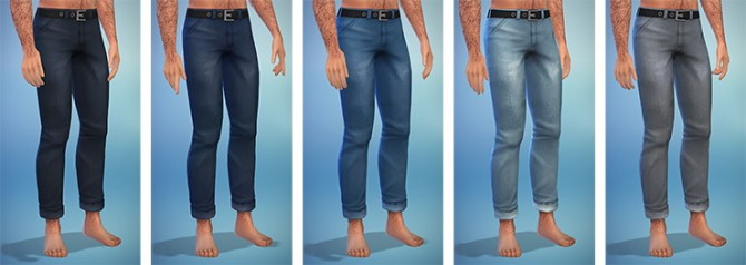 Sims 4 Basic and Rolled Jeans at Simsontherope