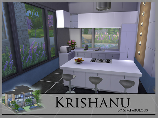 Sims 4 Krishanu house by SimFabulous at TSR