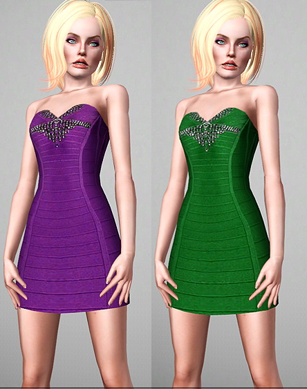 Sims 4 4 dresses one style at Ecoast
