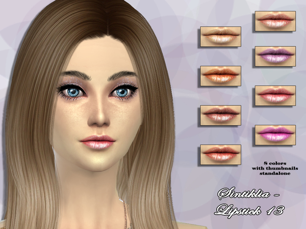 Sims 4 Lipstick 13 by Sintiklia at TSR
