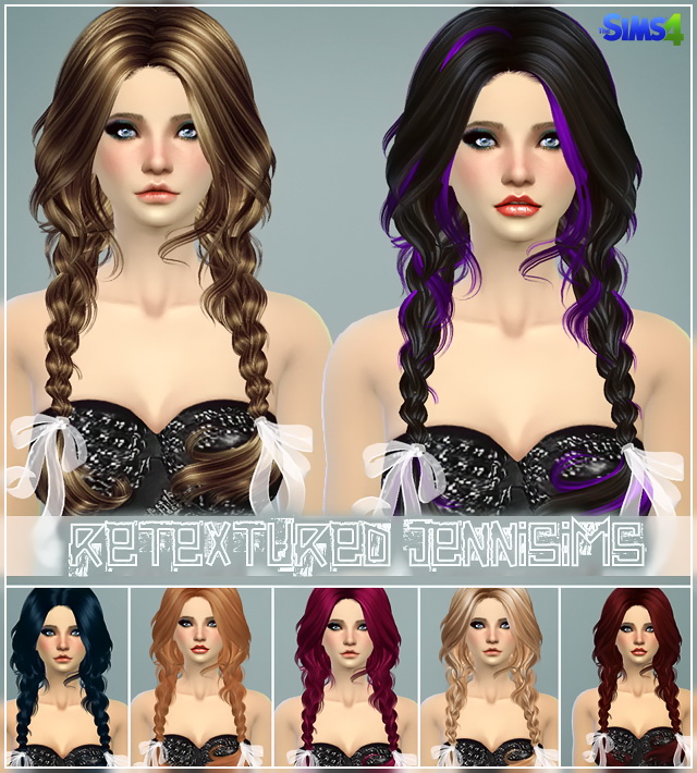 Sims 4 Elasims Hairs Converted Retexture at Jenni Sims